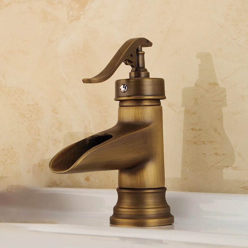 Античные латунные смесители для кухни в стиле ретро кран раковины ванную комнату
