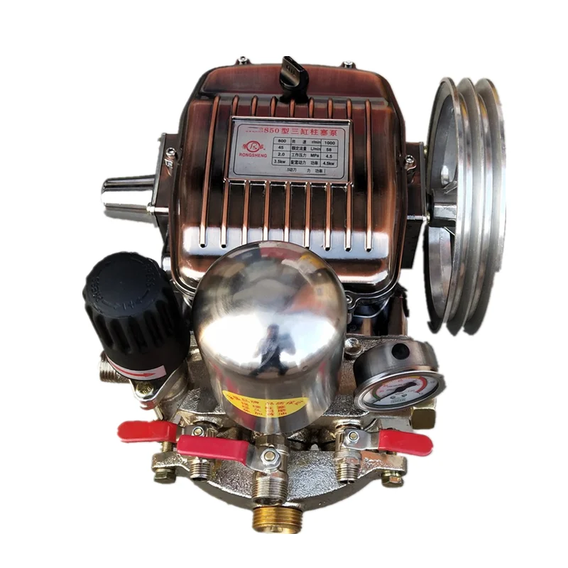 

TT Butter-FreeAgricultural 850 Type Three Cylinder Plunger Pump Spray Insecticide Machine High Pressure Pump Garden Disinfection