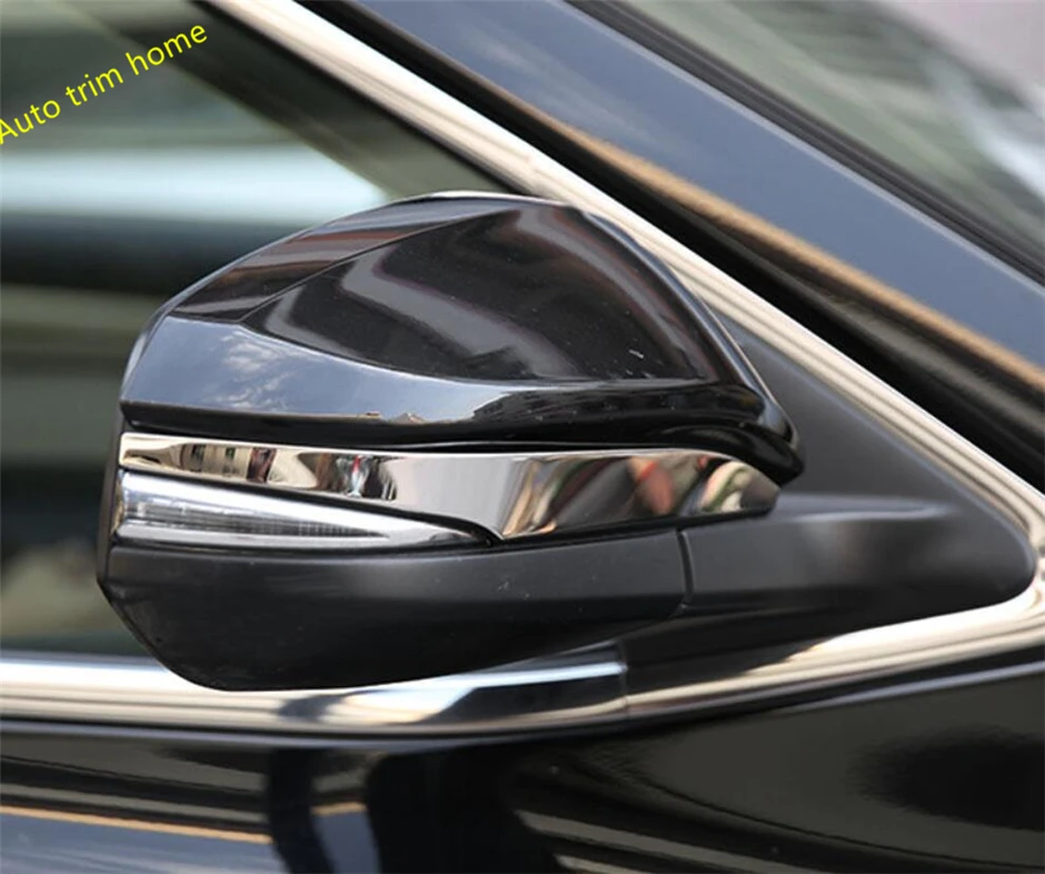 

Rearview Mirror Decoration Strip Trim Protective Cover Fit For Toyota 4Runner 2013 - 2019 Stainless Steel / Exterior Refit Kit
