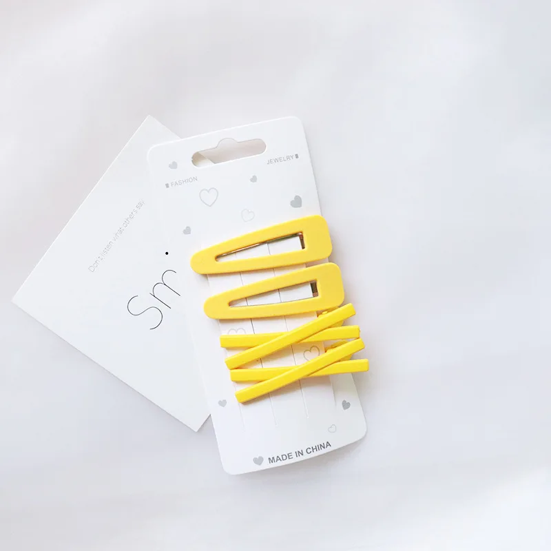 Женская заколка для волос винтажная Геометрическая ярких цветов 4 шт./лот| |