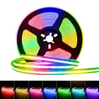 Светодиодная лента COB CCTRGB 512840LED sm, гибкая лента высокой плотности COB RA90, линейная диммирусветодиодный Светодиодная лампа s DC12V24V