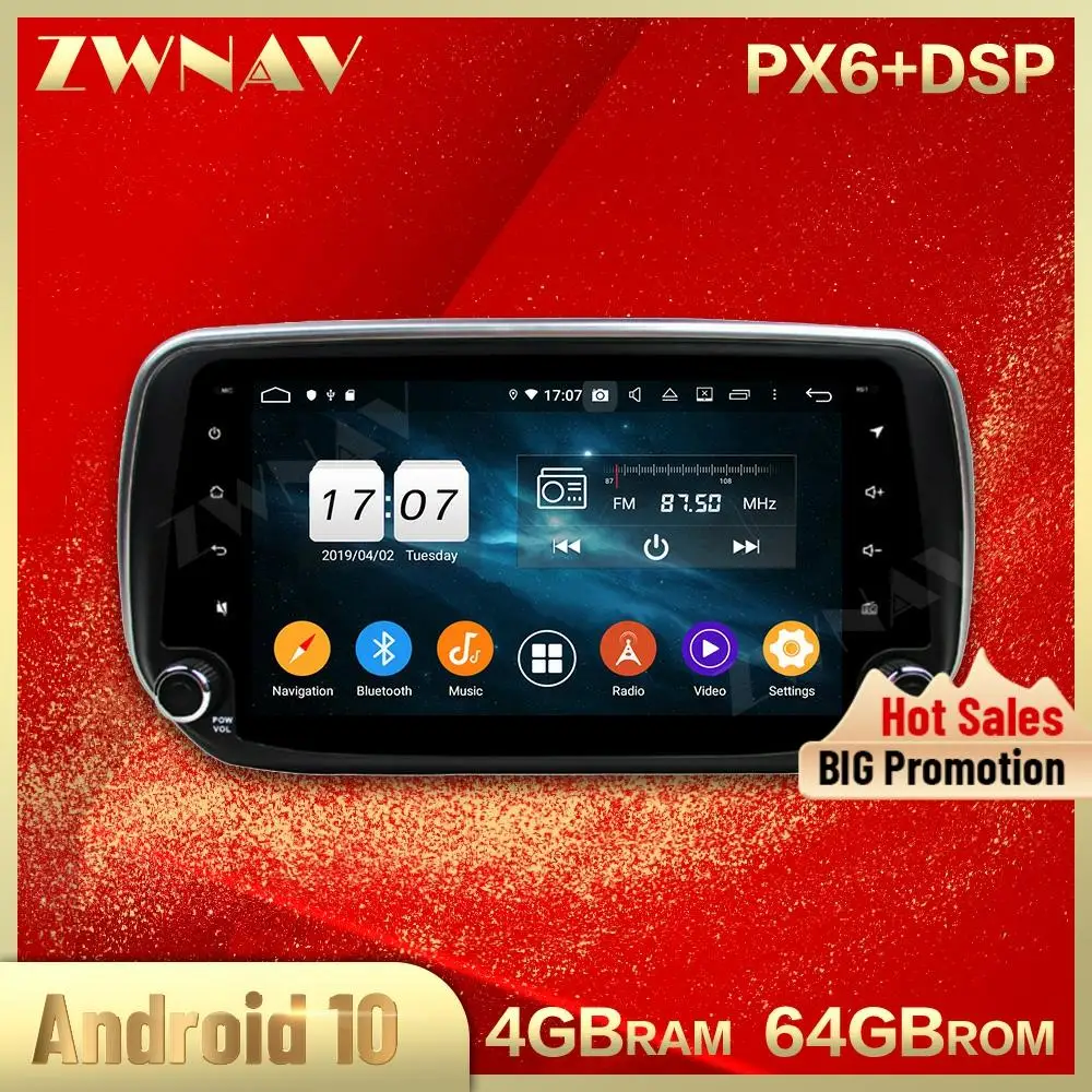 

2 din Android 10,0 экран Автомобильный мультимедийный плеер для Hyundai IX45/Sante Fe 2019 аудио Радио Стерео GPS навигация головное устройство авто стерео