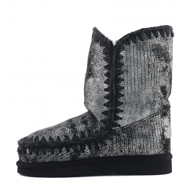 

winter shoes women snow boots original eskimo 24 limited edition handmade sheepskin platform ladies warm ankle botas
