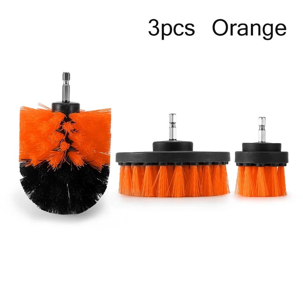 

3pcs Power Scrubber Brush Set For Bathroom Drill Scrubber Brush For Cleaning Cordless Drill Attachment Kit Power Scrub Brush