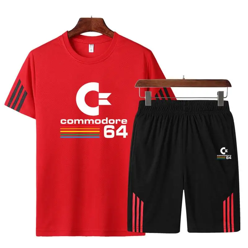 

2021 2 шт./компл. комплект для бега Мужская футболка с коротким рукавом и шорты спортивные костюмы футбольные тренировочные костюмы джерси оде...