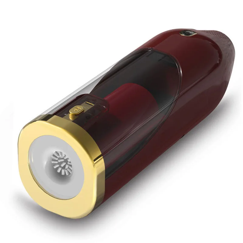 Автоматический телескопический Мужской мастурбатор с нагревом и голосовым