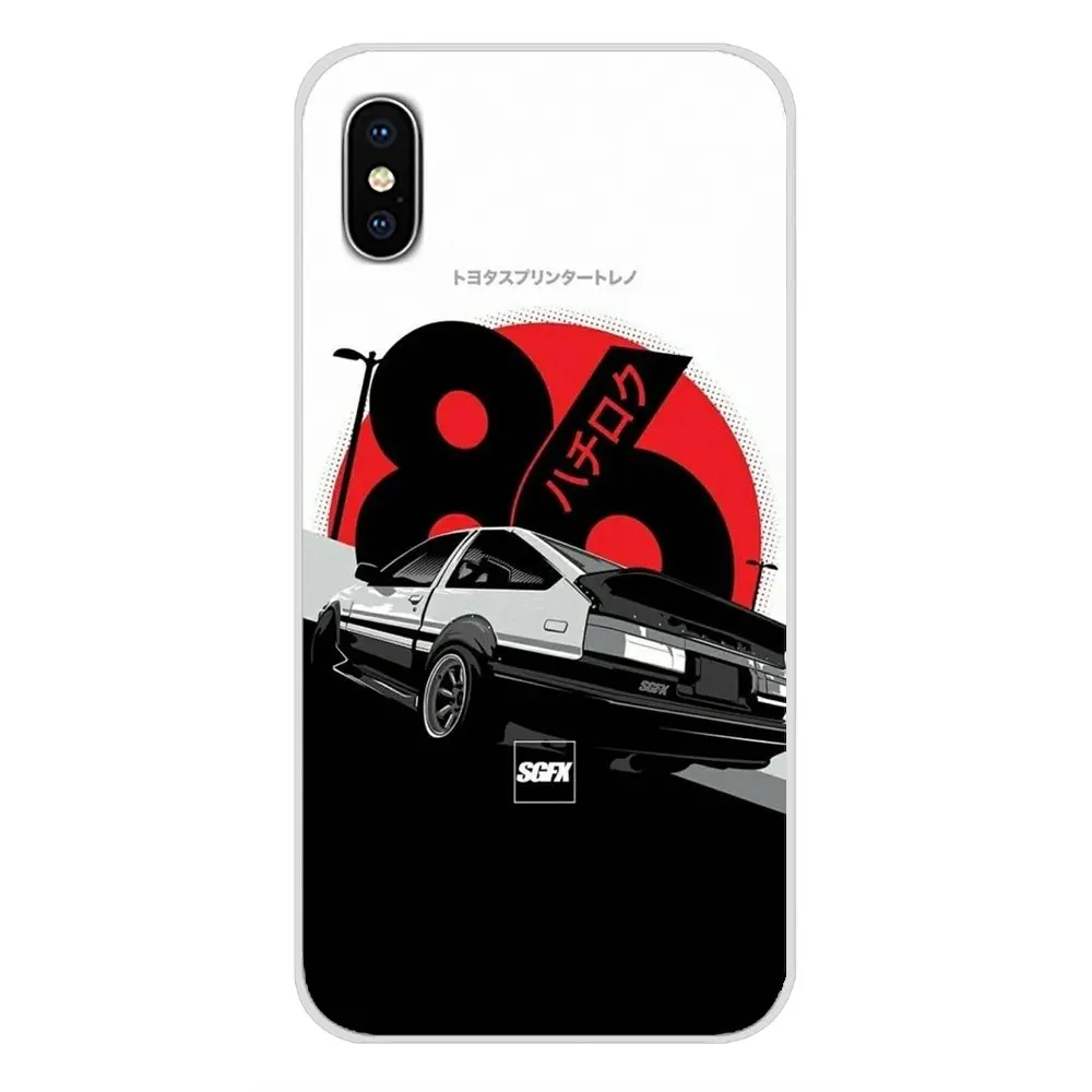 images 8 Для Apple IPhone X XR XS MAX 4 4S 5 5S 5C SE 6 6S 7 8 Plus, ipod touch 5 6 модных рубашек автомобили для дрифта авто аксессуары JDM-сумка для мобильного телефона - Цвет: images 8