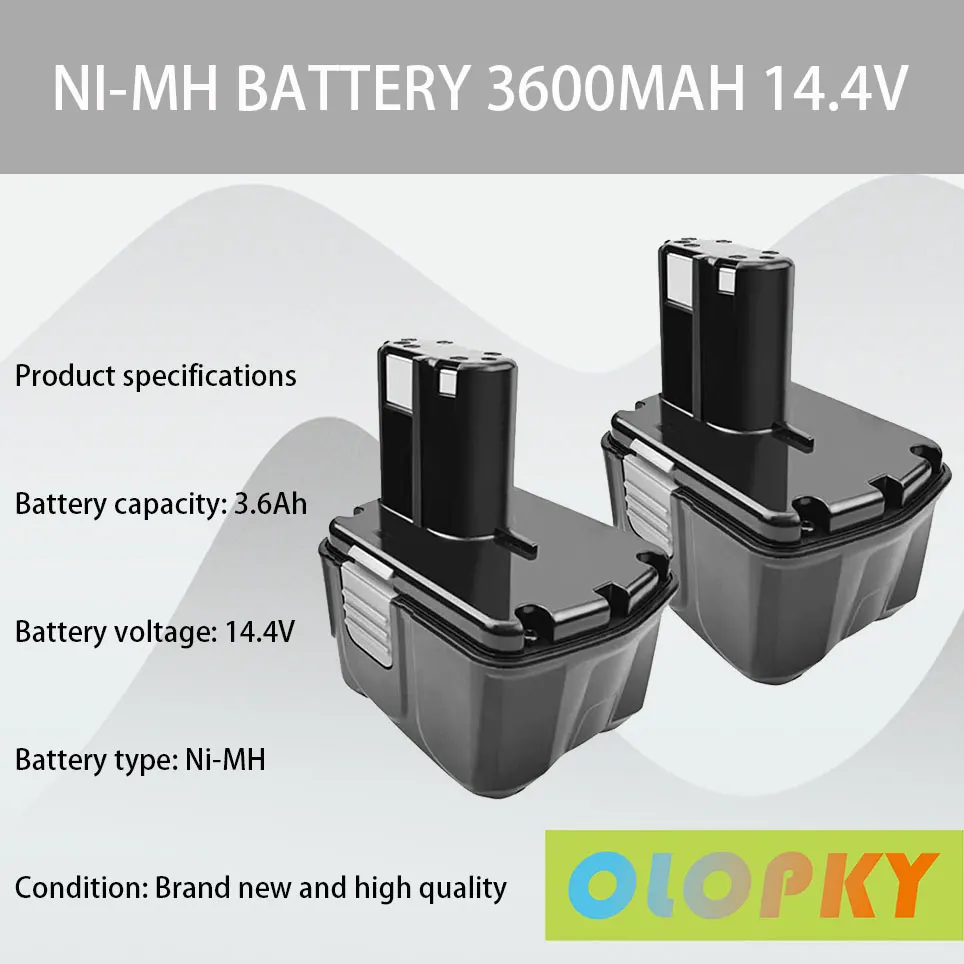 2 упаковки EB1414S 14 4 v 3.6ah сменный никель-металлогидридный аккумулятор совместимый с