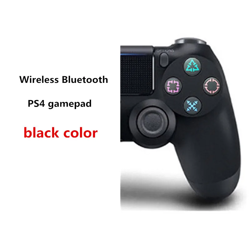 Bluetooth беспроводной игровой контроллер для PS4 контроллер подходит для playstation 4 беспроводной геймпад для playstation 4 джойстик - Цвет: BLACK