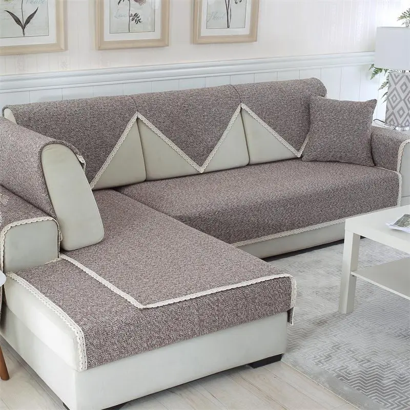 Сборный чехол для дивана на четыре сезона универсальный антигрязный эластичная