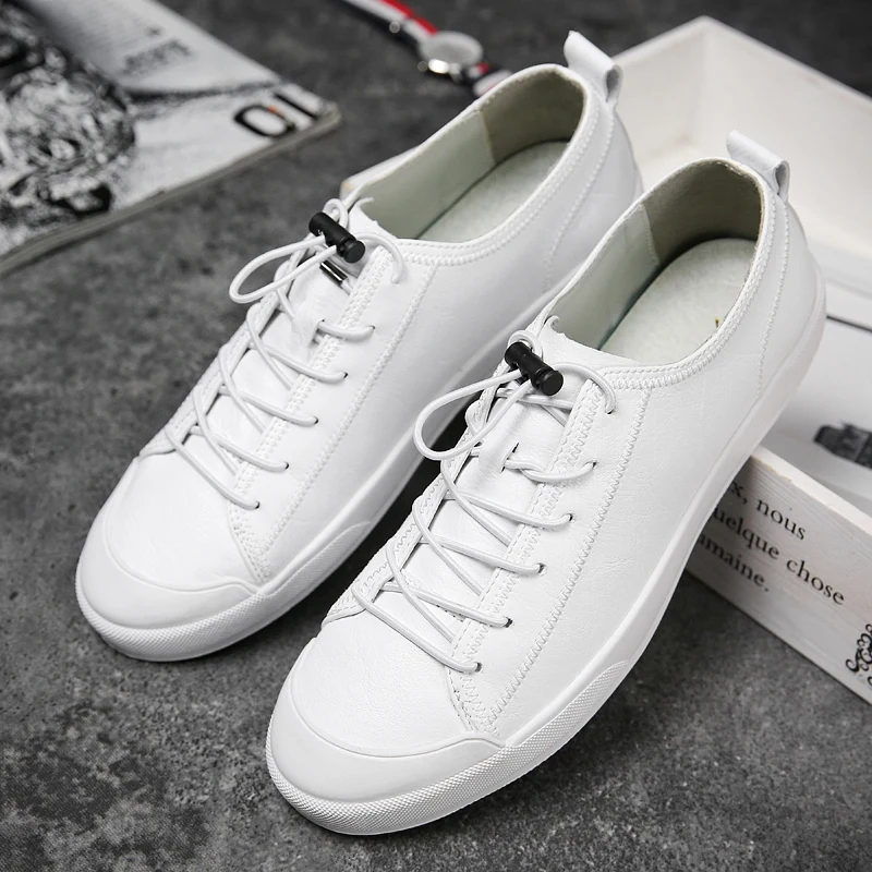 

Tenis Masculino Men's Leather Oxfords Party Man Shoes Handamde Luxury Black White Outdoor Party Elegant Dress Shoes for Men