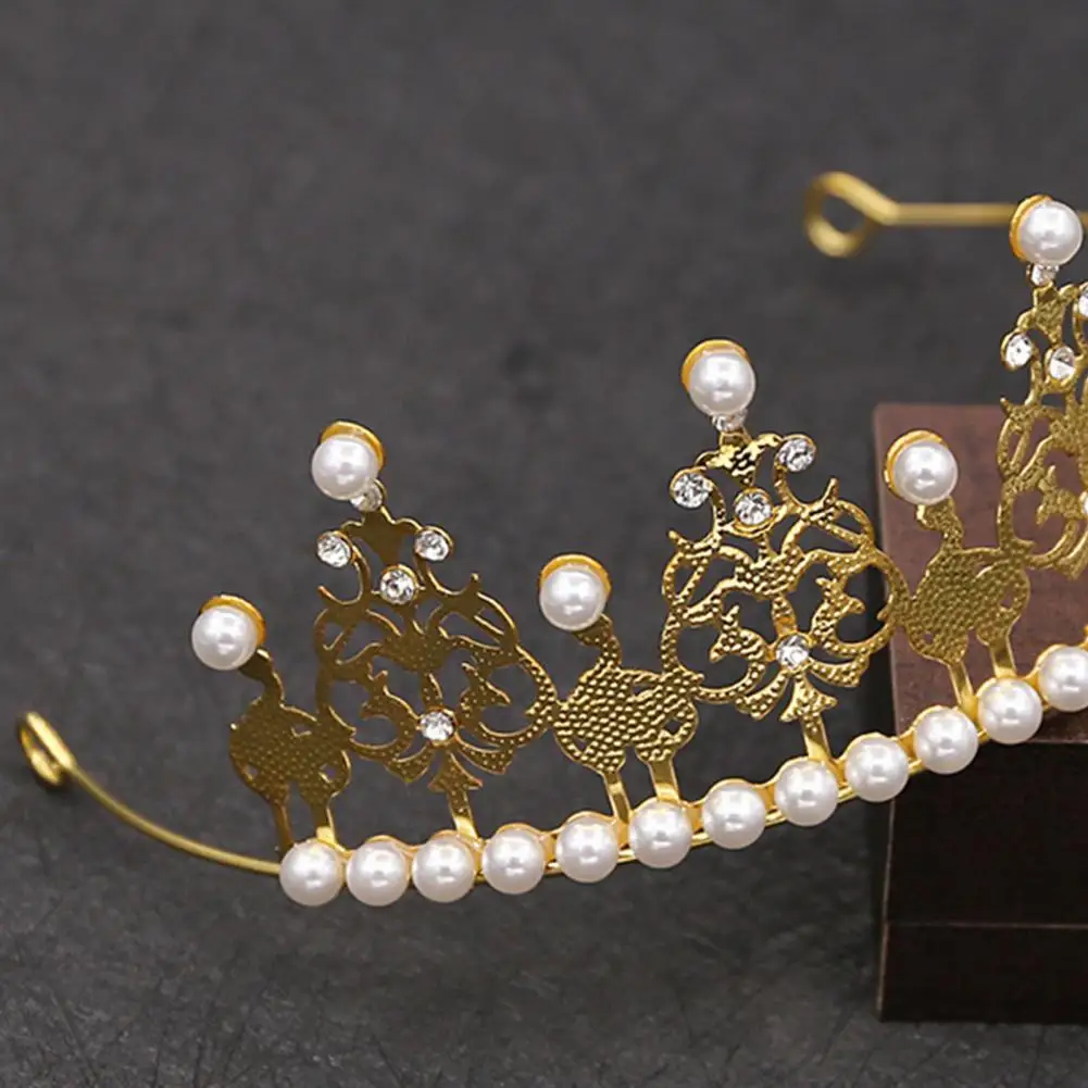 

New Arrival!!! Cake Decor Versatile Mini Metal Shining Crown Cake Topper for Birthday Cake Decoration