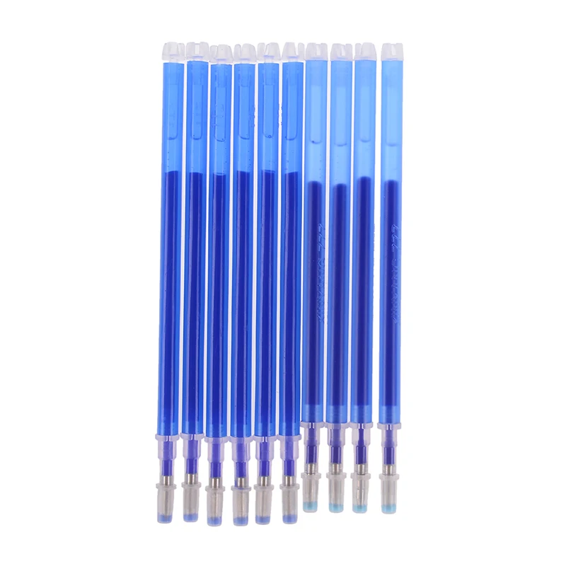 

10pcs High Temperature Heat Erasable Fabric Marker Pen Refill for Fabric PU Leather Quilting Sewing Mark Pen Sewing Tool