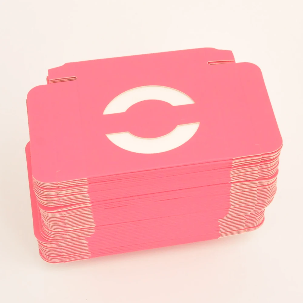 

50/Lot Wholesale Eyelash Packaging Box Lash Boxes Package Custom Square Paper Box Red Mink Lashes Makeup Storage Case Vendors