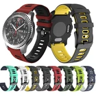 20 мм22 мм силиконовый ремешок для смарт-часов Samsung Galaxy Watch 3 активный шестерни S3 Frontier классические Huawei GT 2 2E GT2 GT2E спортивный браслет