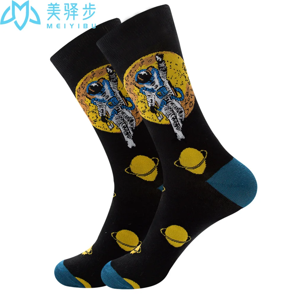 100 Pairs Per Set Original Design Hot Sales Autumn and Winter New Geometry Men's Socks Fruit Women's Funny Socks Girl
