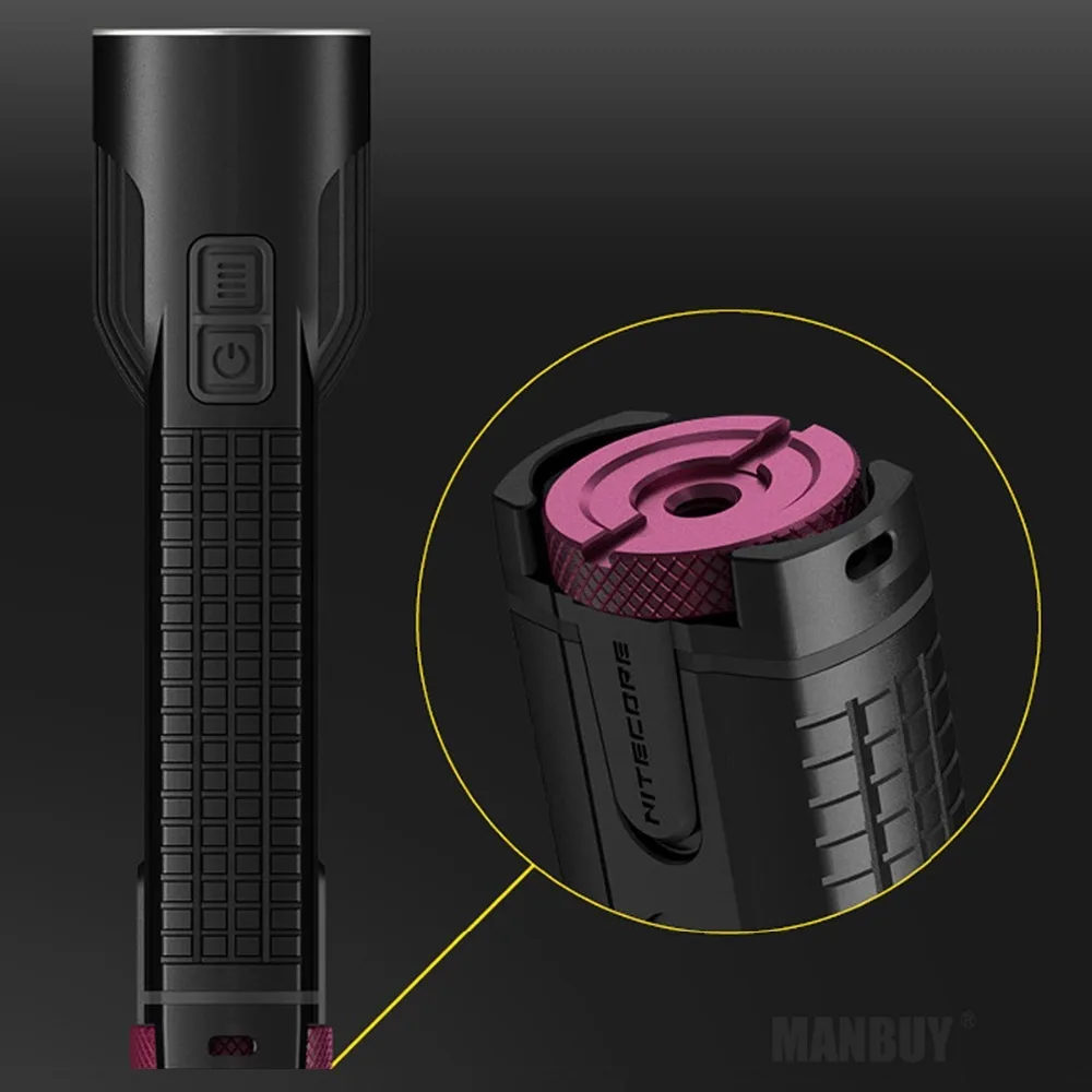 NITECORE EC4S с 2 перезаряжаемыми батареями 18650 2150 люменов 8 режимов XHP 50 светодиодный