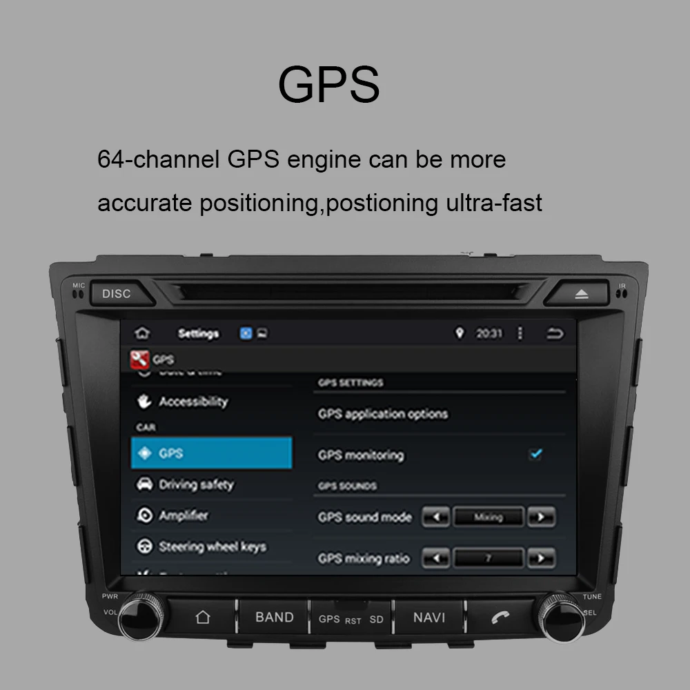 Автомобильный мультимедийный DVD-плеер для HYUNDAI IX25 2014-2016 Android 10 0 2 DIN 4G + 64G