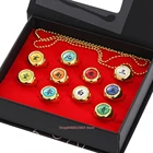 Золотое кольцо для косплея в стиле аниме Хокаге, 10 видов
