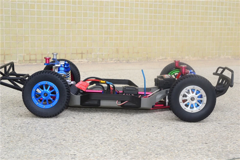 GPM TRAXXAS RUSTLER 4X4 VXL из алюминиевого сплава смелые модели уменьшают центр тяжести