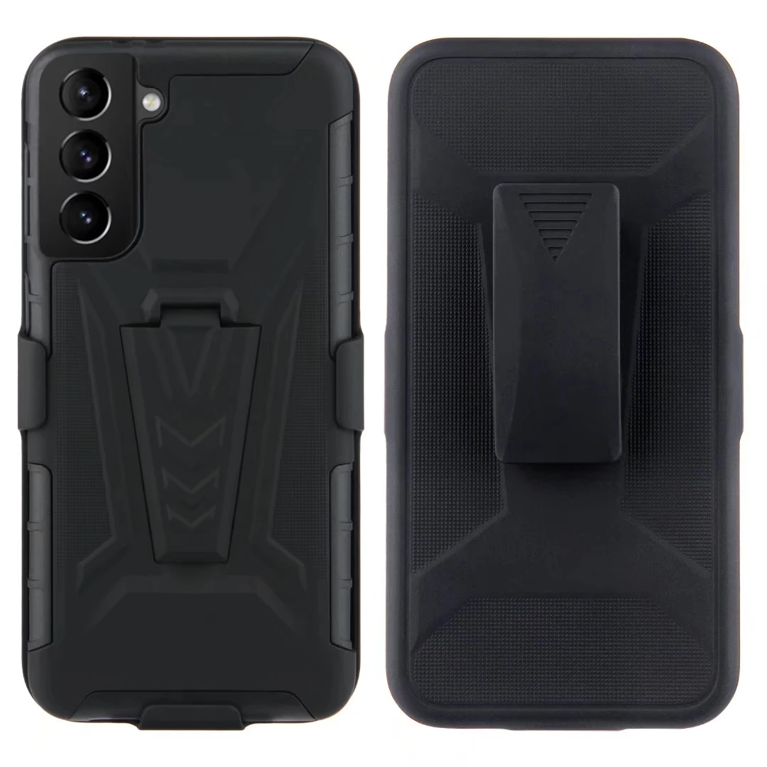 

Black New 3 in1 Hybrid Shockproof Case For iPhone 11 12 Pro 6 6s 7 8 Plus X XR XS Max Phone Hard Cover Back Clip Protector Shell