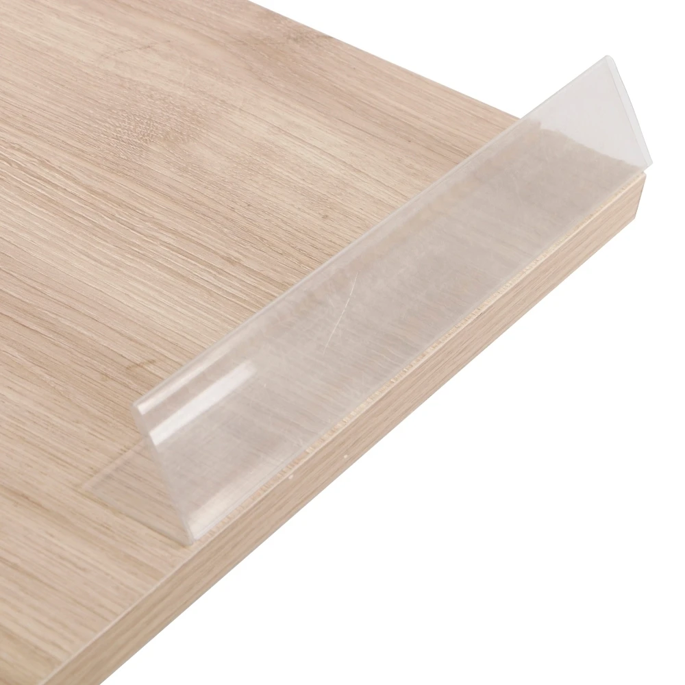 

20cm L Shape Petg Sign Stand Shelf Label Table Top Data Strip