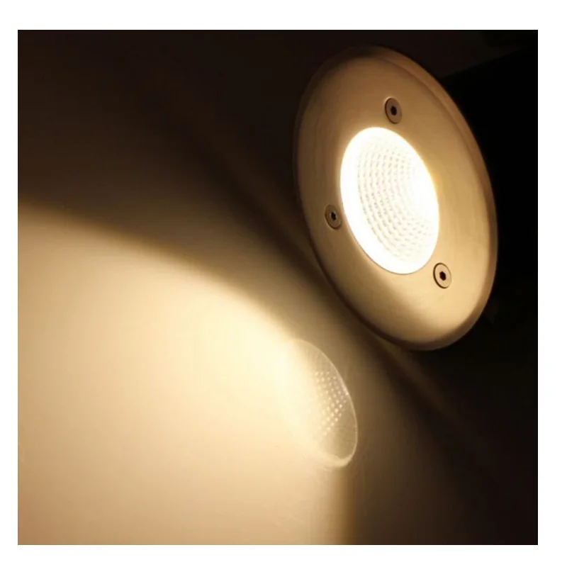 RGB LED COB подземный 3 Вт 5 10 садовая лампа наружные водонепроницасветодиодный