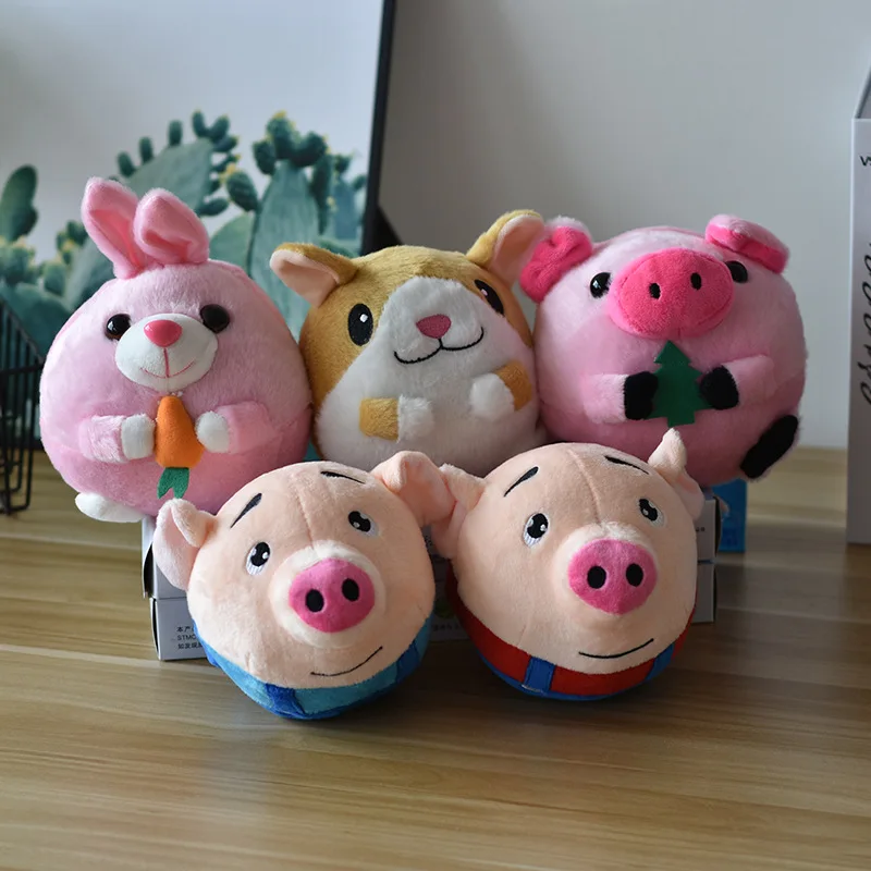 Электрическое животное свинка хомяк собака панда игрушки прыгающий шар обучение