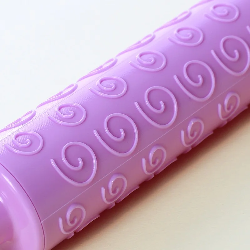 Антипригарная пластиковая силиконовая Скалка ролик для теста и муки кухонные