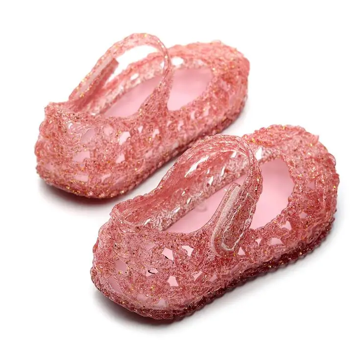 Новые мини туфли принцессы Птичье гнездо сандалии желейные для девушек