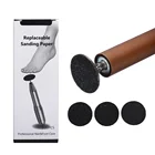 Наждачная бумага, 100 шт., 1 диск, Набор сменных инструментов для удаления кутикулы, мозолей, электрическая пилка для ног, каллус твердый инструмент для педикюра