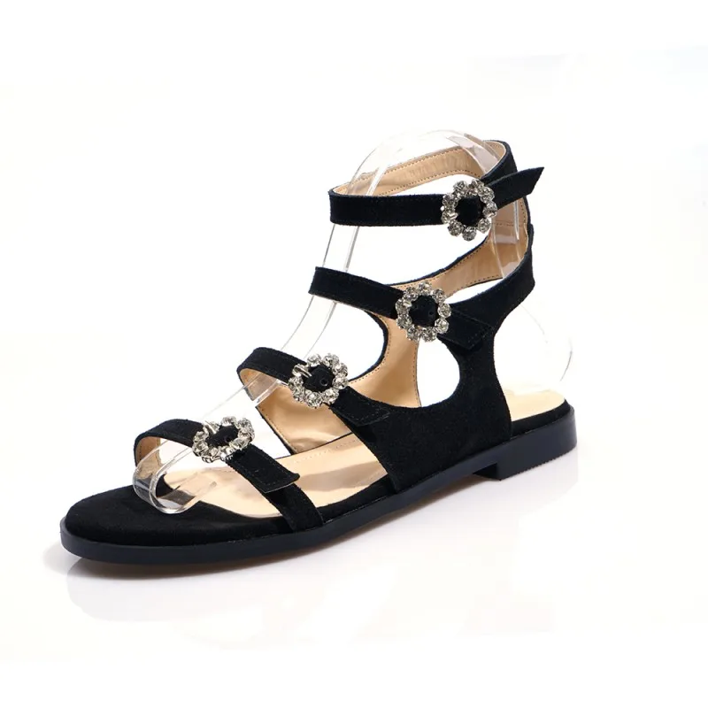 Летняя обувь на плоской подошве FERLENZ с геомантическим узором большие размеры |