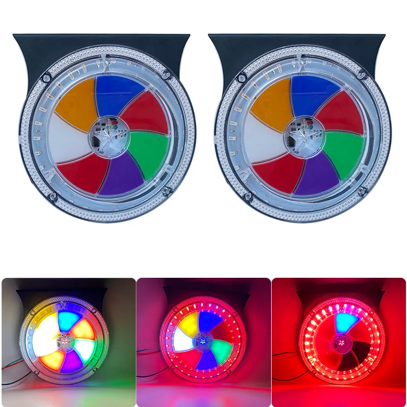

2pcs 24V Trailer Streamer light truck fog light anti-collision rear tail light LED Strobe Light Hot Wheels Lights Flash Lamp