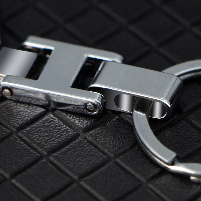 Автомобильный металлический брелок на пояс подвесное одинарное кольцо цепочка