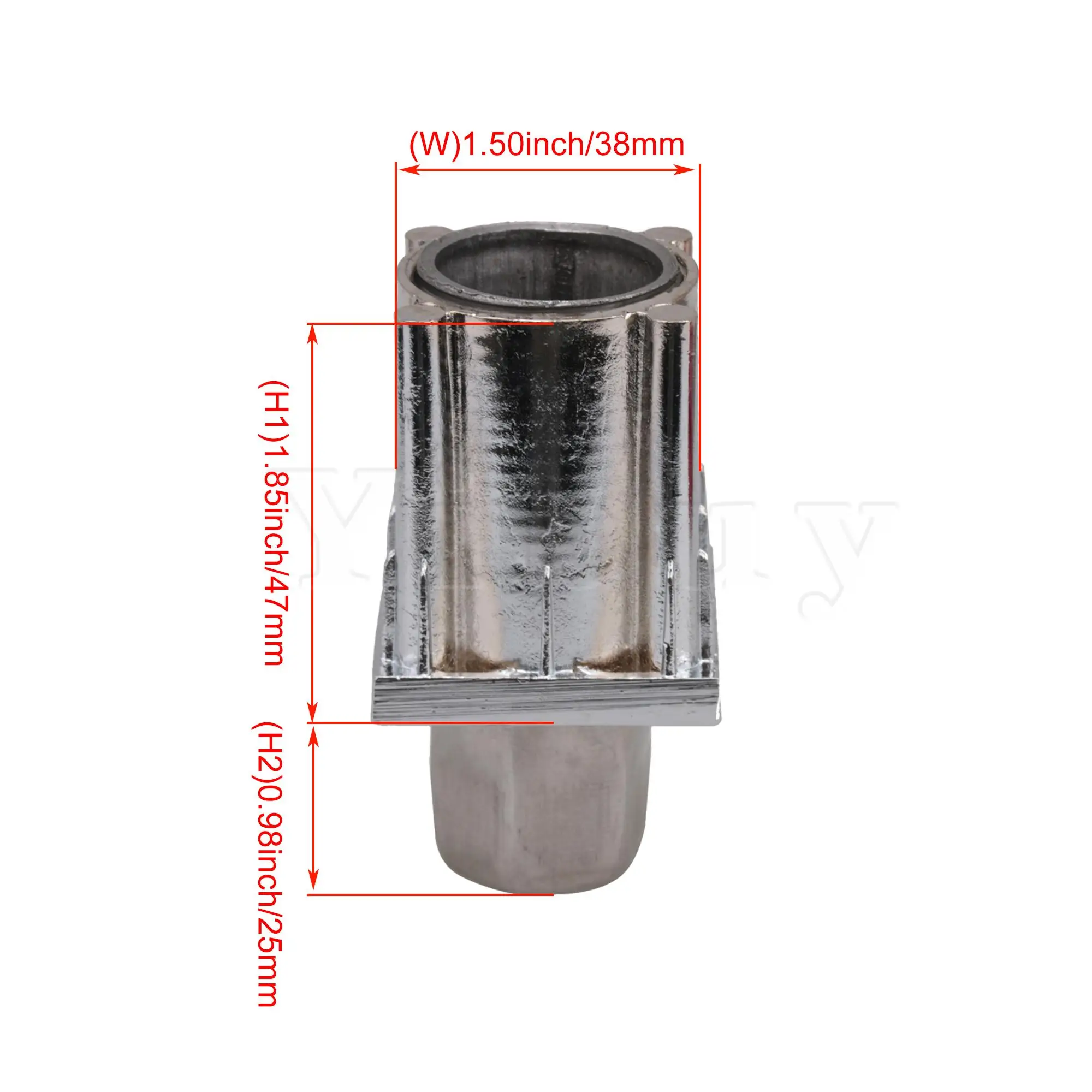 

Round Stainless Steel 70-97mm Adjustable Table Levelers & 38mm Plug Set of 4