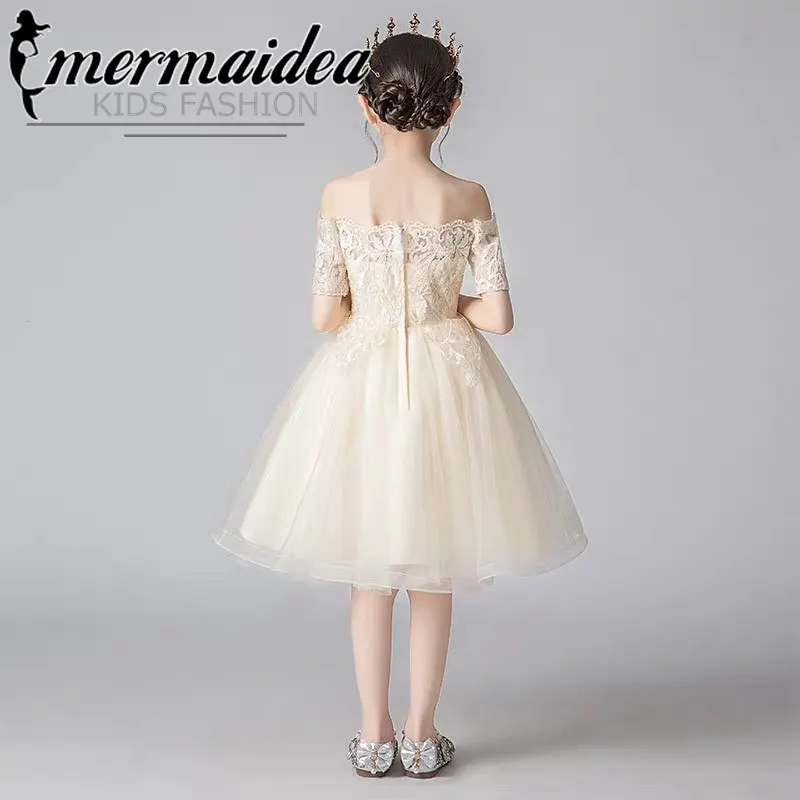 Для маленьких девочек благородное пышное платье принцессы для дня рождения