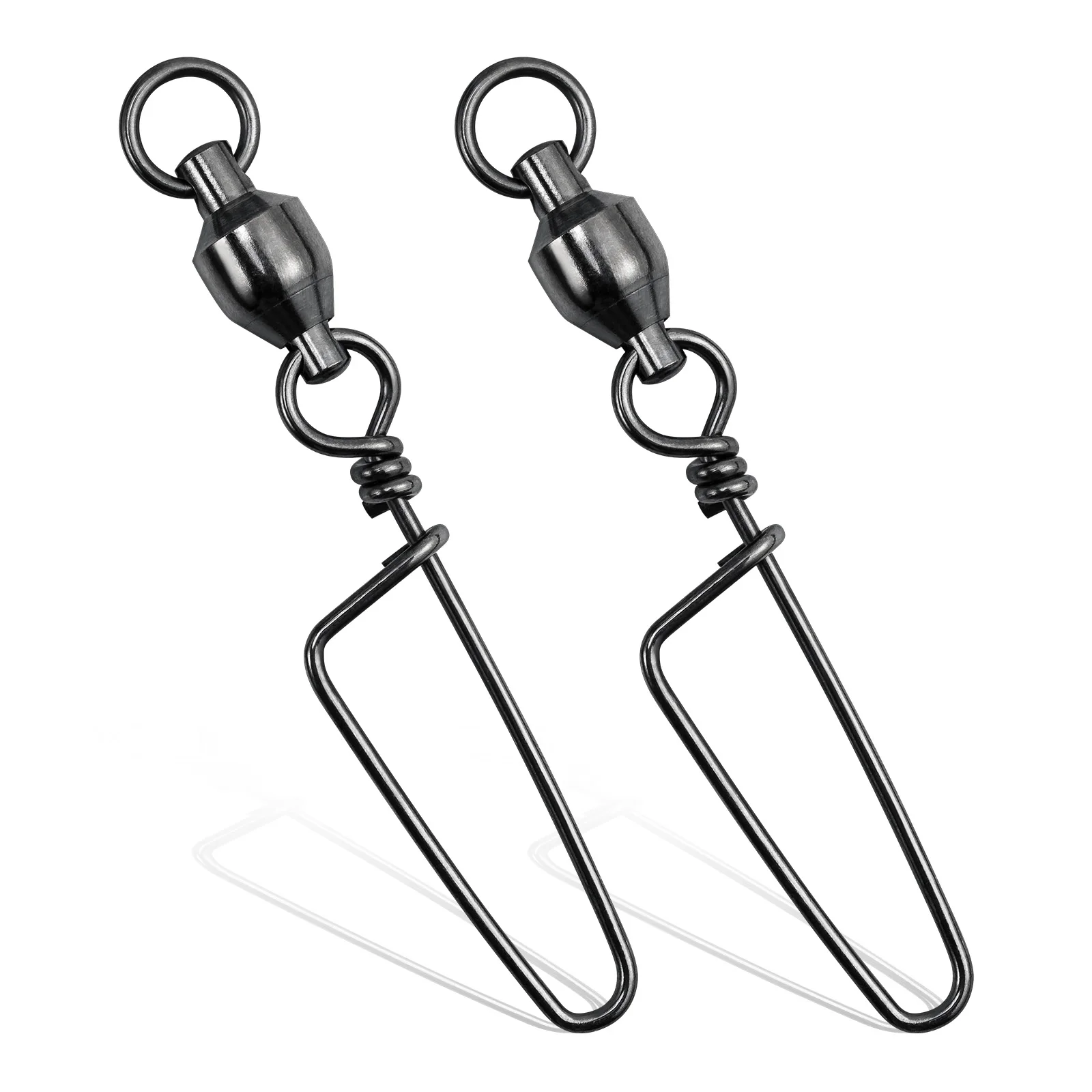 

20 шт. подшипник с подшипниками, вертлюги со стандартным разъемом для приманки, нержавеющая сталь, соленая вода 24lb-276lb