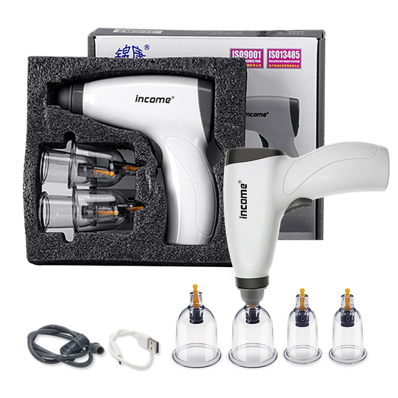 

Electric Physiotherapy Jars Vacuum Hijama Cupping Glasses Therapy Set Ventosa AntiCellulite Suction Cups Guasha Massage For Body