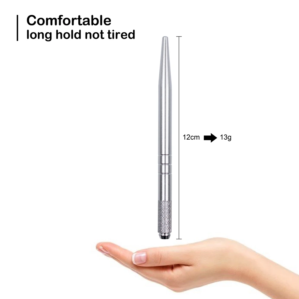 10/20 штук мануального татуажа бровей ручка облегченная ручная проводка иглы