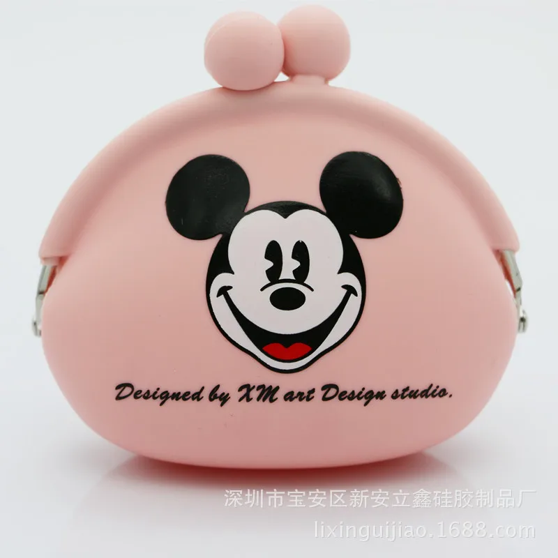 Детский мультяшный Кошелек для монет Disney Princess сумка гарнитуры с Микки Маусом