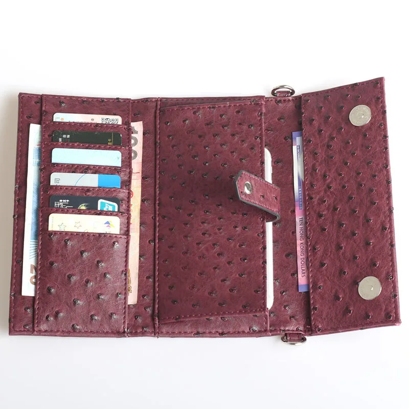 TOPHIGH Fashion Genuine Snake Clutch Bag Cross Body Snake/Ostrich Leather Purse Bags With Strap Women Wallet | Багаж и сумки