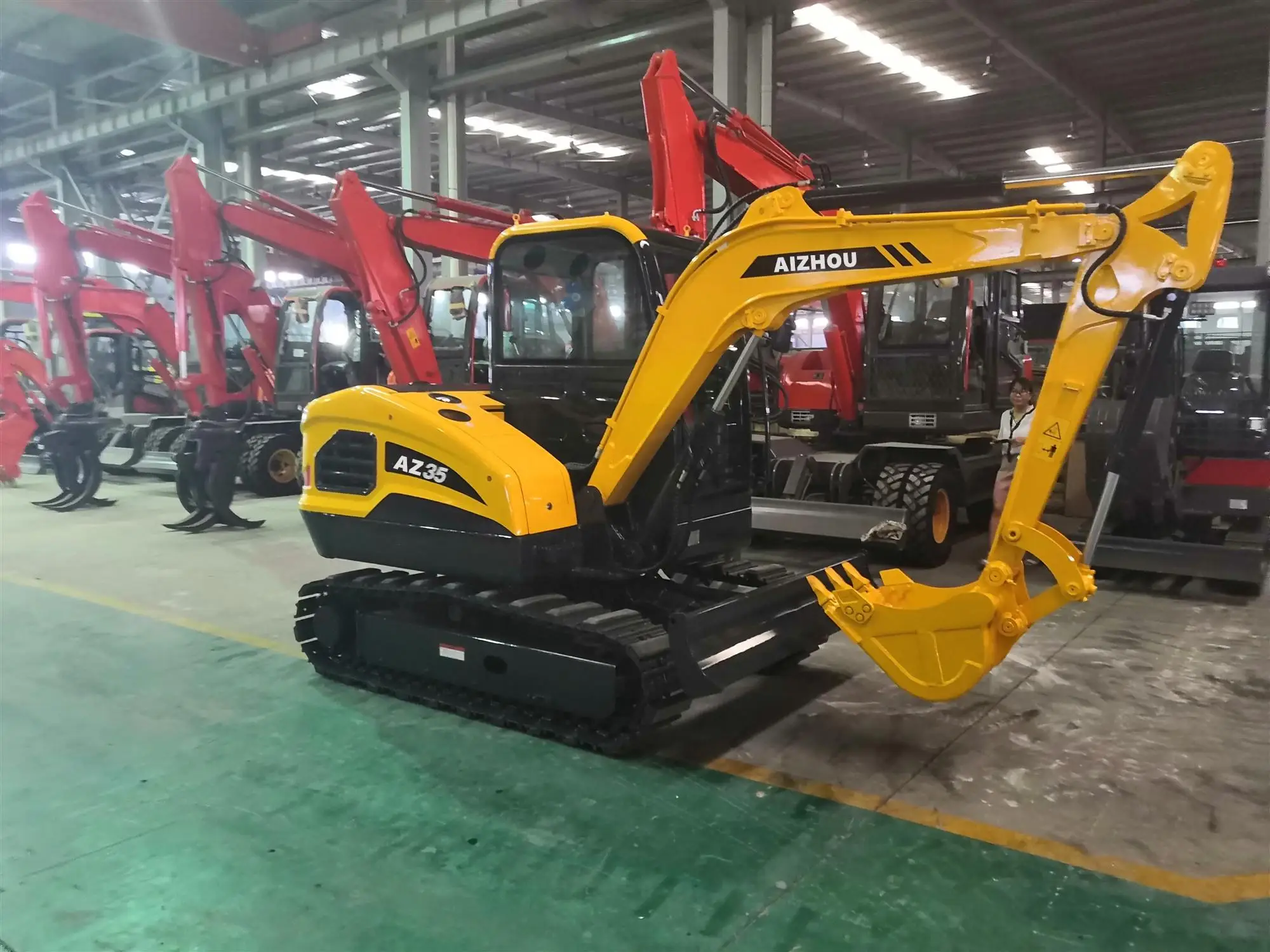 

Chinese garden digger 3.5 ton mini excavator