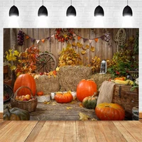 autumn pumpkin background photography farm barn backdrops for photographers children birthday photocall background photo studio