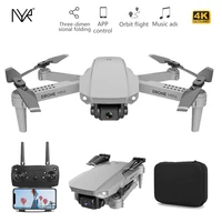 2021 new e88 rc mini drone 4k 1080p hd with dual camera fpv wifi real time transmission foldable rc quadcopter dron toy boy gift