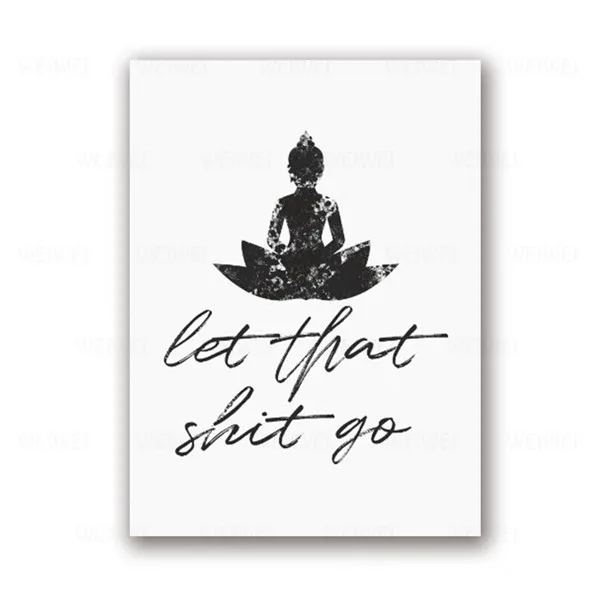 

Funny Bathroom Sign Canvas Prints And Poster Let That Shit Go Quote Bathroom Art For Men Painting Wall Picture Bathroom Decor