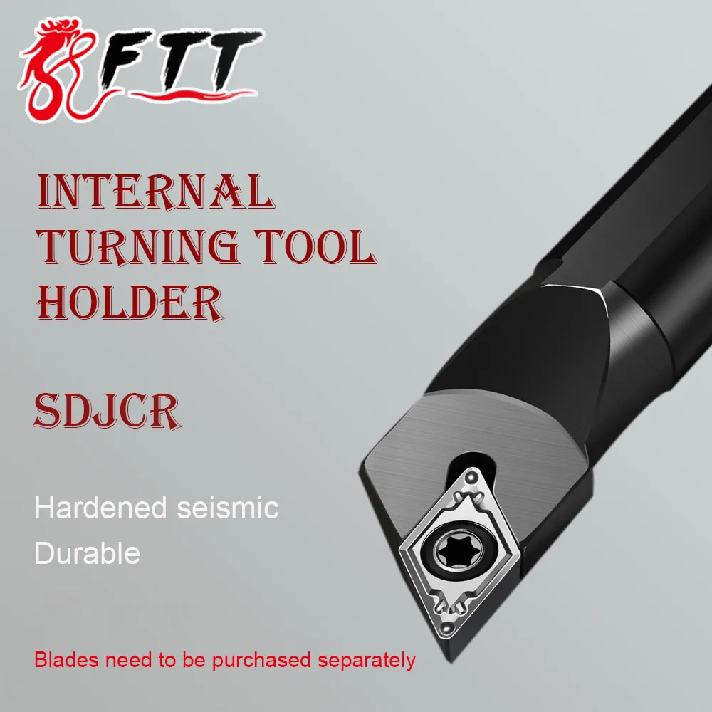 

S08K-SDJCR07 S16Q-SDJCR07 S20R-SDJCR11 Internal Turning Tool Holder CNC Boring Bar Lathe Accessorie For DCMT/DCGT Carbide Insert