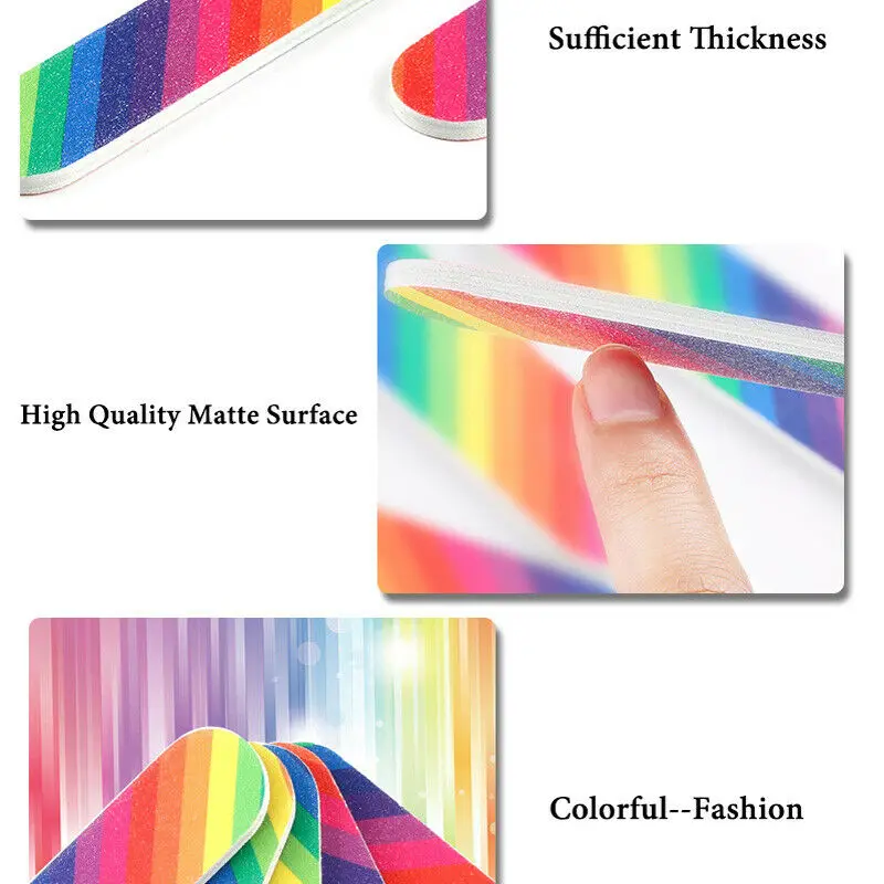 5 шт./компл. наждачная бумага пилка для ногтей шлифовальный буферный блок педикюр