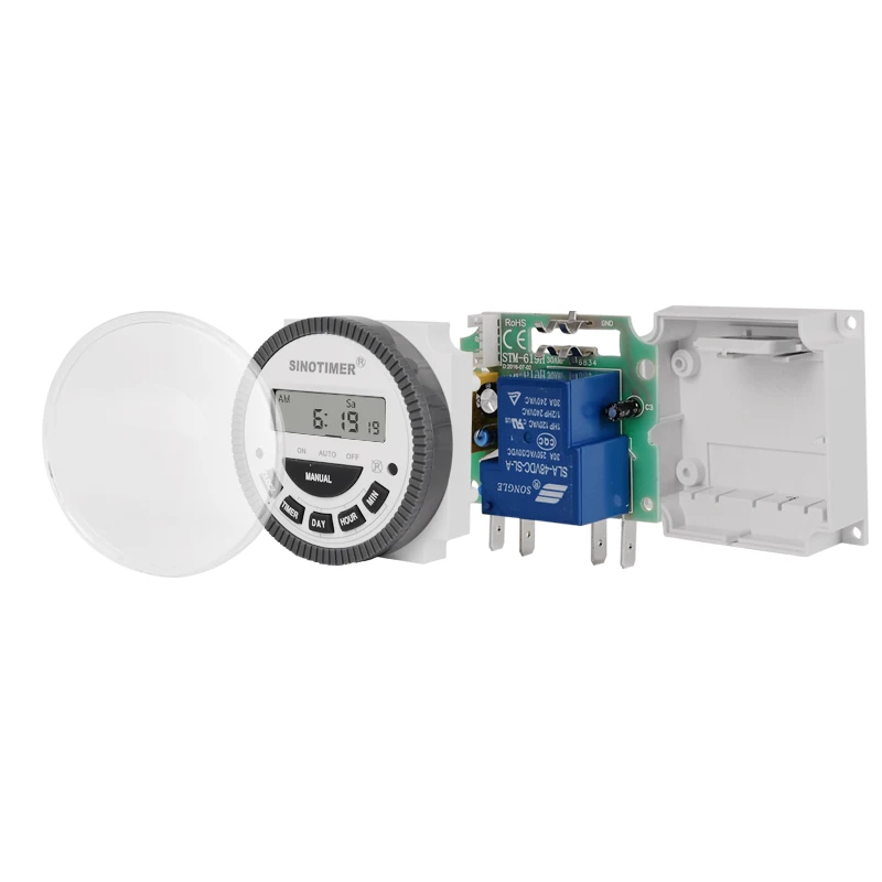 Таймер Программируемый со встроенной перезаряжаемой батареей для управления
