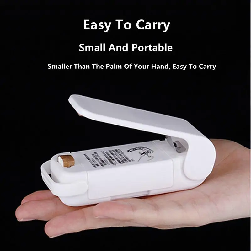 

Portable Mini Machine Snack Plastic Bag Sealing Hand Pressure Self Fresh Keeping Household Moisture Proof Clip