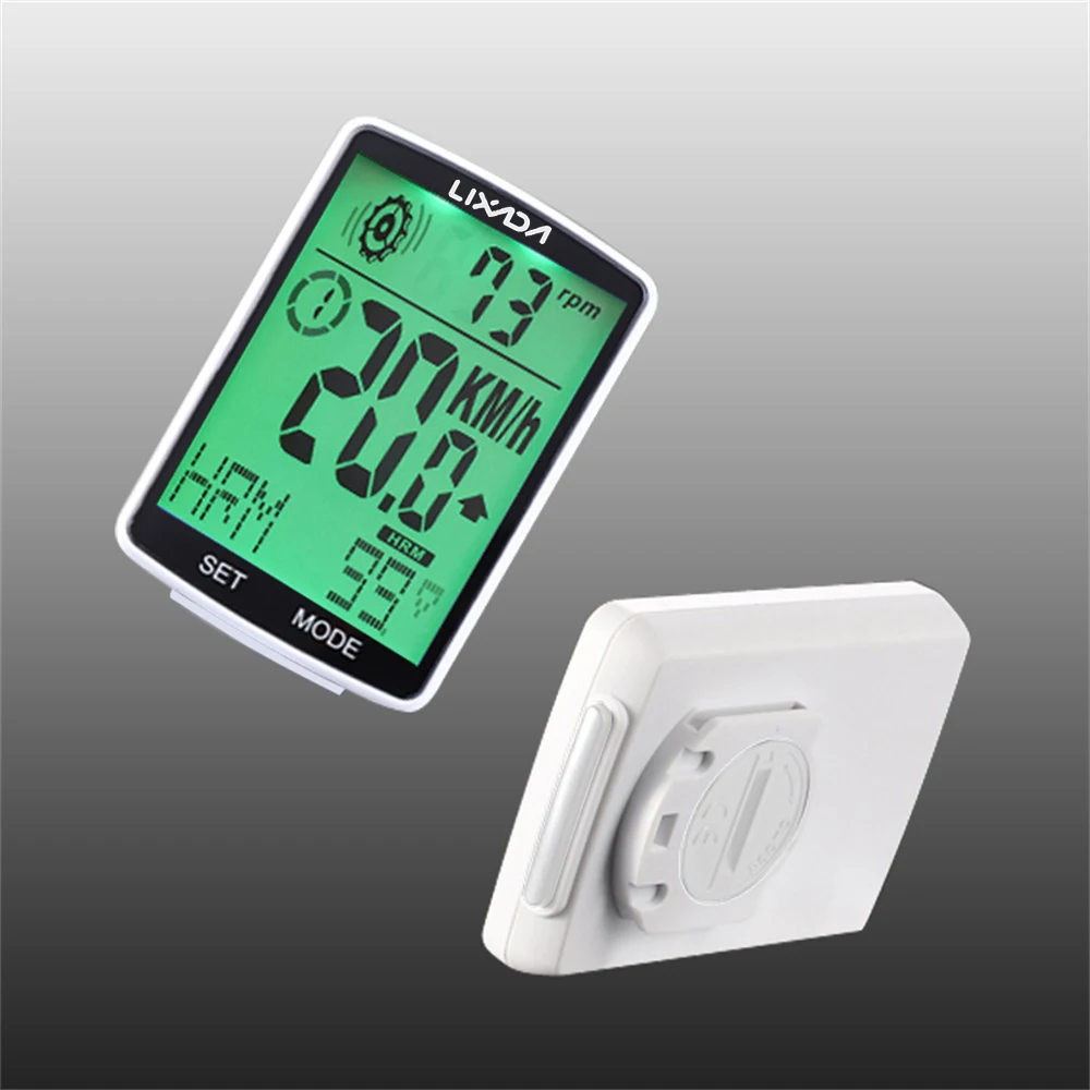 Велосипедный компьютер LIXADA 3 в 1 многофункциональный ЖК-экран датчик сердечного